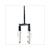 VOORVORK SYM ORBIT 2 50-125 COMPLEET ZILVER 