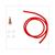 BENZINESLANG/FILTER KIT 5x8  NBR 100cm ROOD