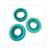 KEERRINGSET PUCH MAXI OT 3 delig (GROEN) SP
