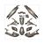 PLAATWERK KIT PIAGGIO RUNNER (13) SATIN GREY 