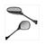 MIRROR PEUGEOT VIVA CITY 3/KISBEE BLACK SET CE 