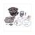 KIT CYLINNDRE PIAGGIO 2T LC 48mm BLACK TROPHY TP