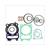 PAKKINGSET TOP SYM HD/JOYRIDE e2/e3 200cc