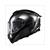 HELM ATOM 2 SV SYSTEEM PURE ZWART  XL