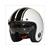 HELM LE MANS II SV S SPEED WIT/ZWART        M
